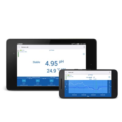 Hanna Instruments - Hanna Lab on a tablet and smart phone