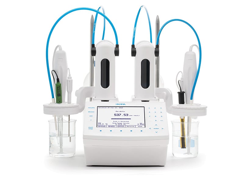 Hanna Instrument's Advanced Automatic Potentiometric Titrator. The answer to your advanced titration needs.