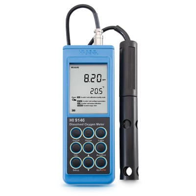 Hanna Instruments - Portable dissolved oxygen meter - HI9146