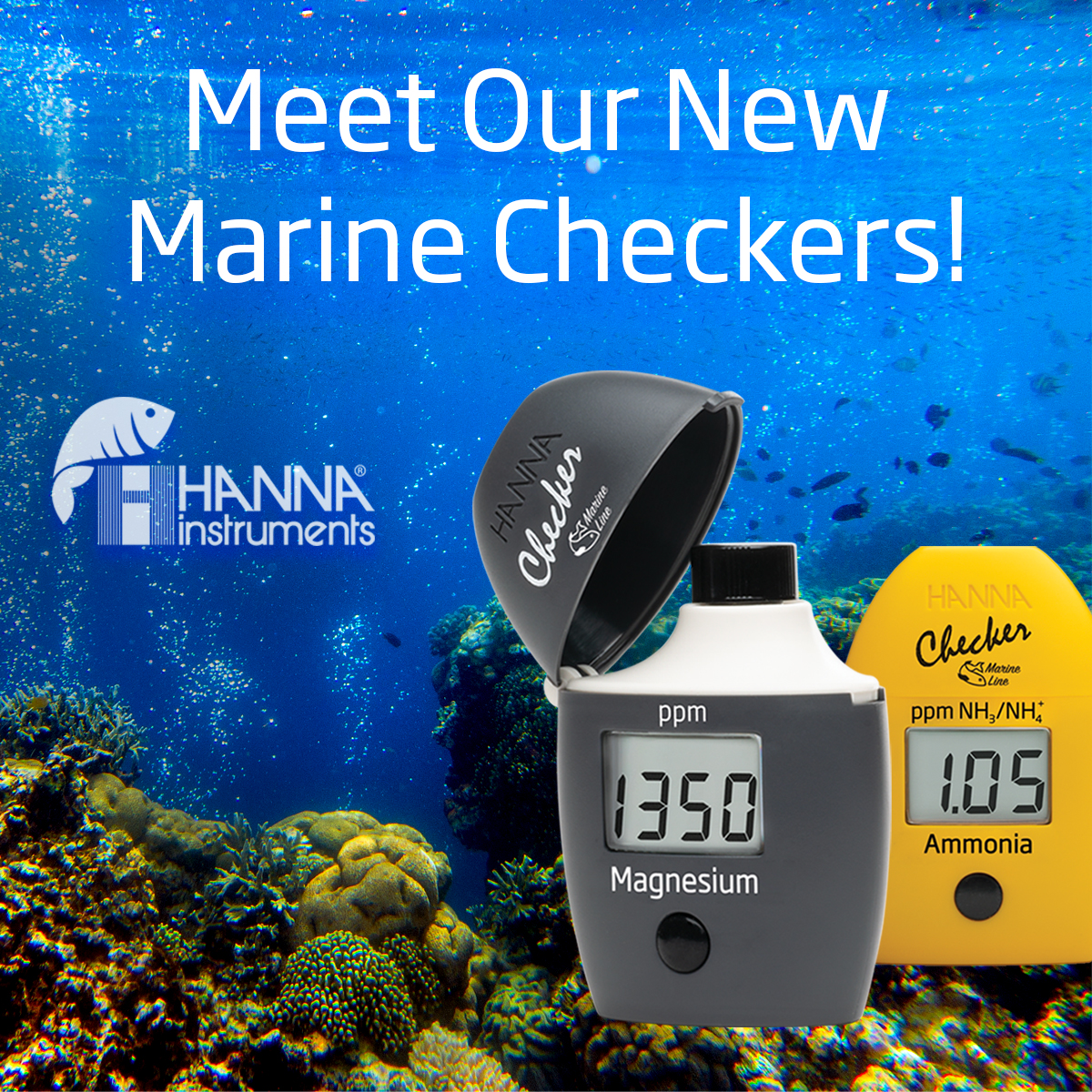 Hanna Introduces Marine Magnesium and Marine Ammonia Checkers